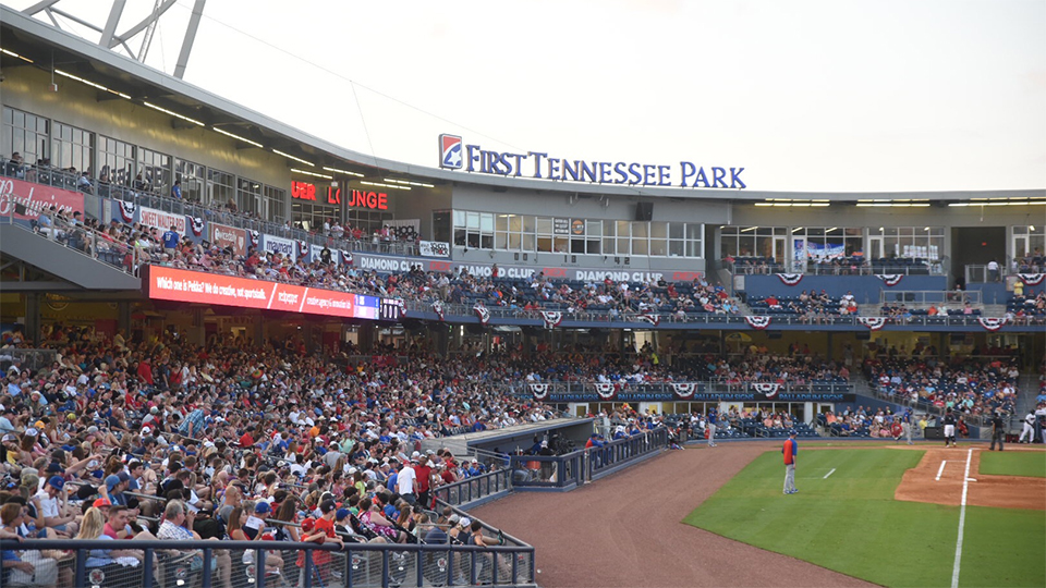 First Tennessee Park July 4 2018