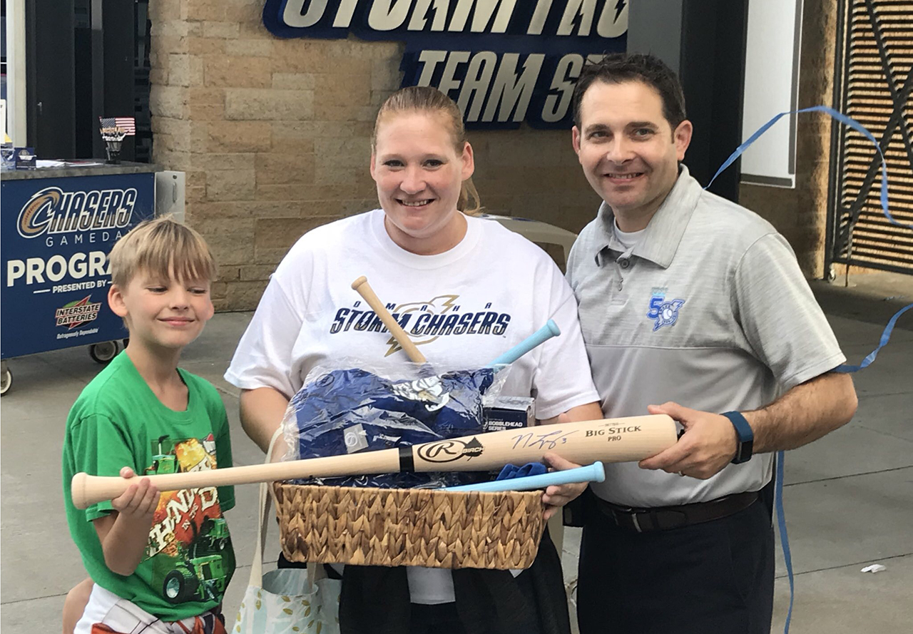 Omaha Storm Chasers Three Millionth Fan