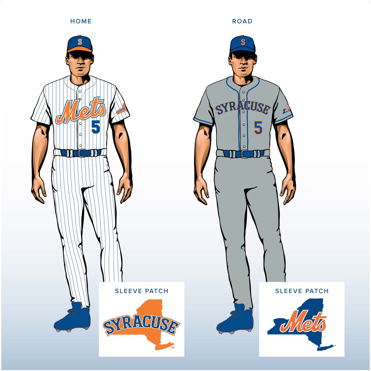 Syracuse Mets uniforms