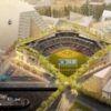 Oakland A's Howard Terminal Ballpark rendering small