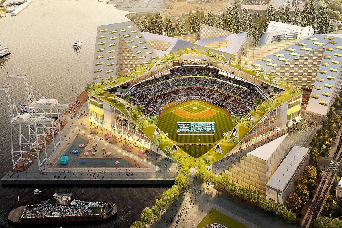 A's Propose Howard Terminal Ballpark, Coliseum Redevelopment Ballpark