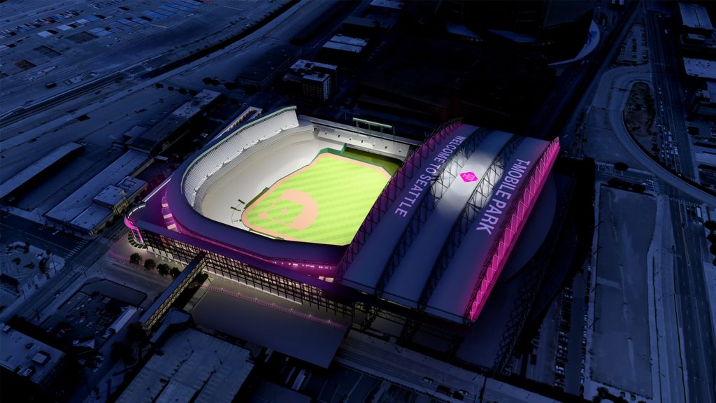 T-Mobile Park roof rendering