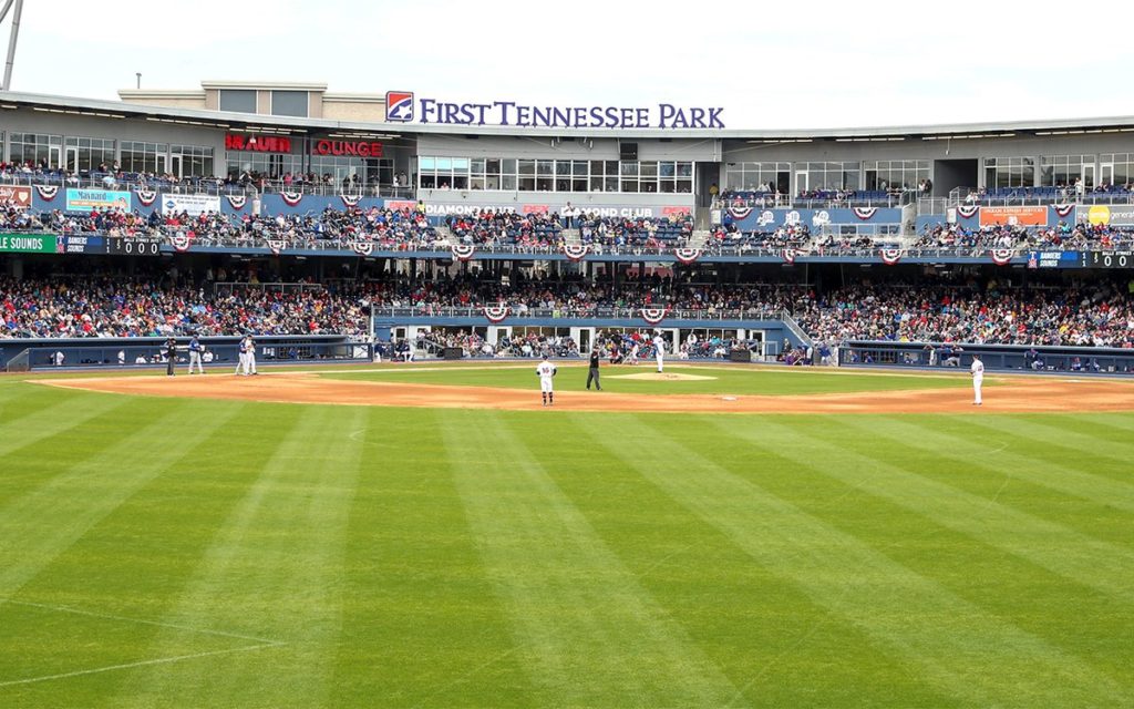 First Tennessee Park attendance record Sounds-Rangers