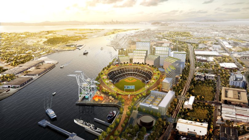 New Oakland Athletics Ballpark Renderings May 2019