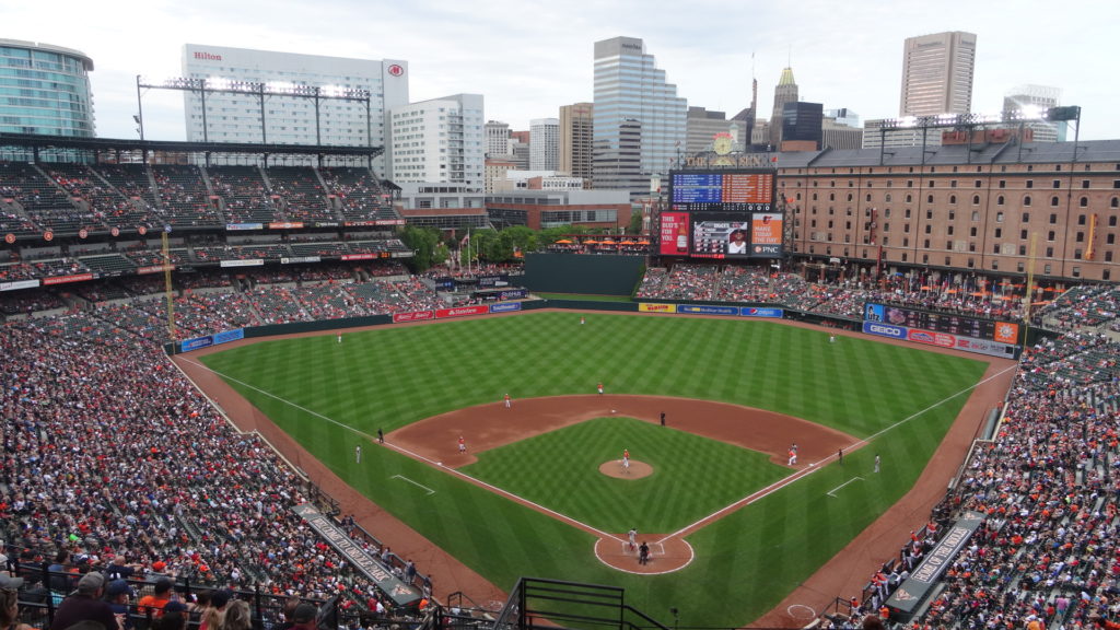 Parcul Oriole la Camden Yards 2019