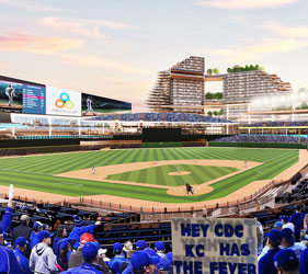 Royals unveil two potential ballpark sites, release new renderings -  Ballpark Digest