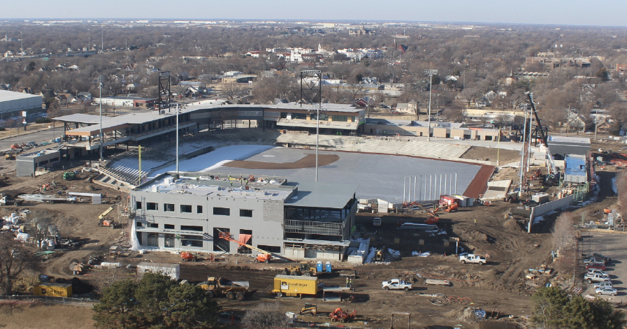 New Wichita ballpark construction