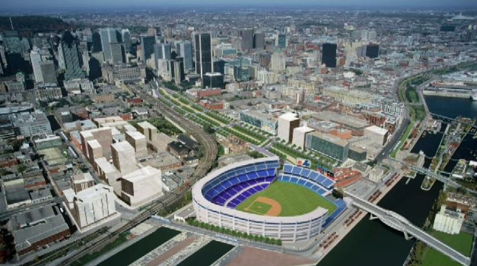 Proposed New Montreal MLB ballpark