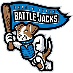 Meet the Battle Creek Battle Jacks' 'bat dog' Brutus