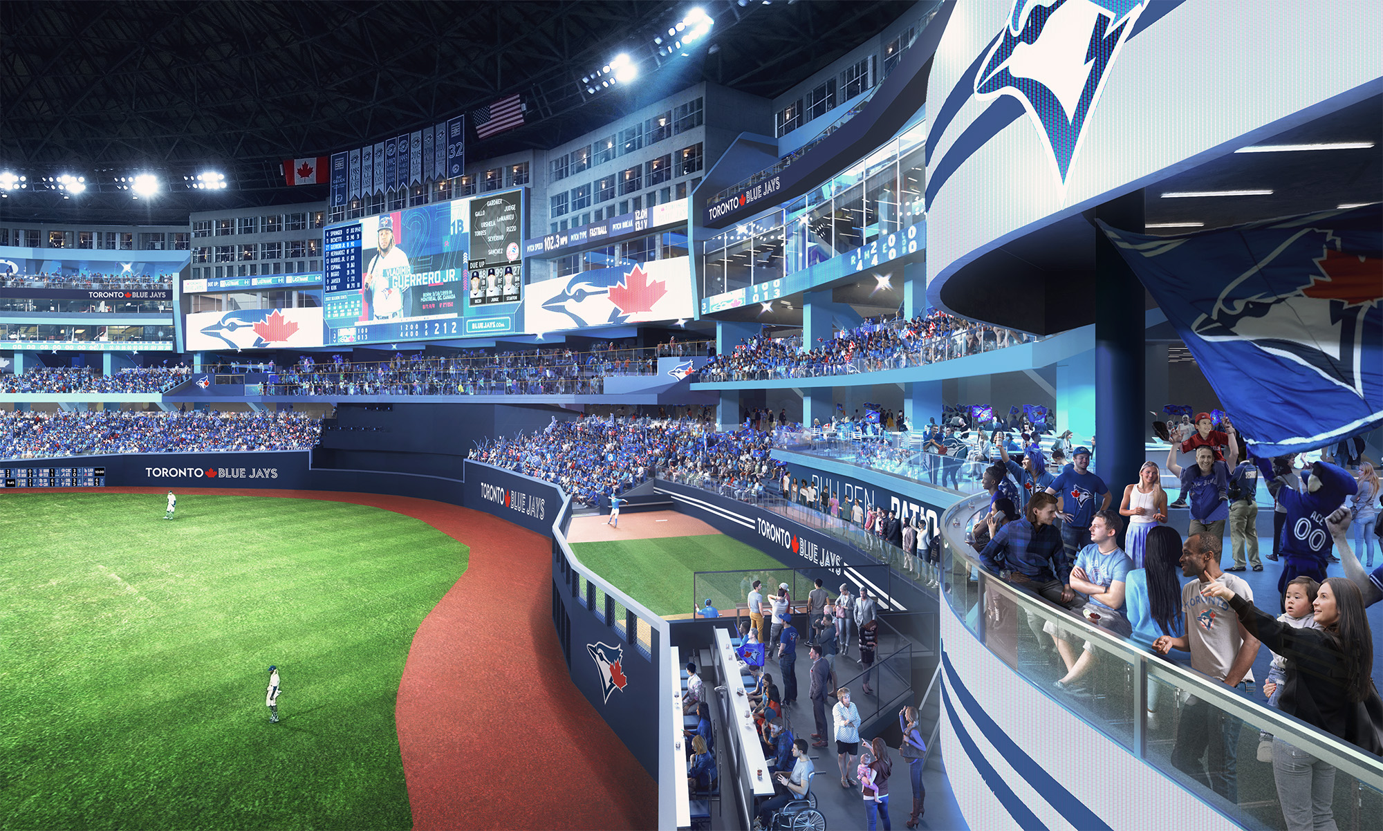 Toronto Blue Jays unveil new Rogers Centre renovations