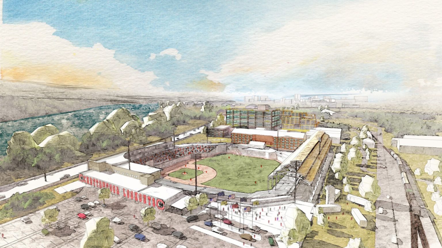 New Chattanooga Lookouts ballpark approved, funded by county - Ballpark Digest