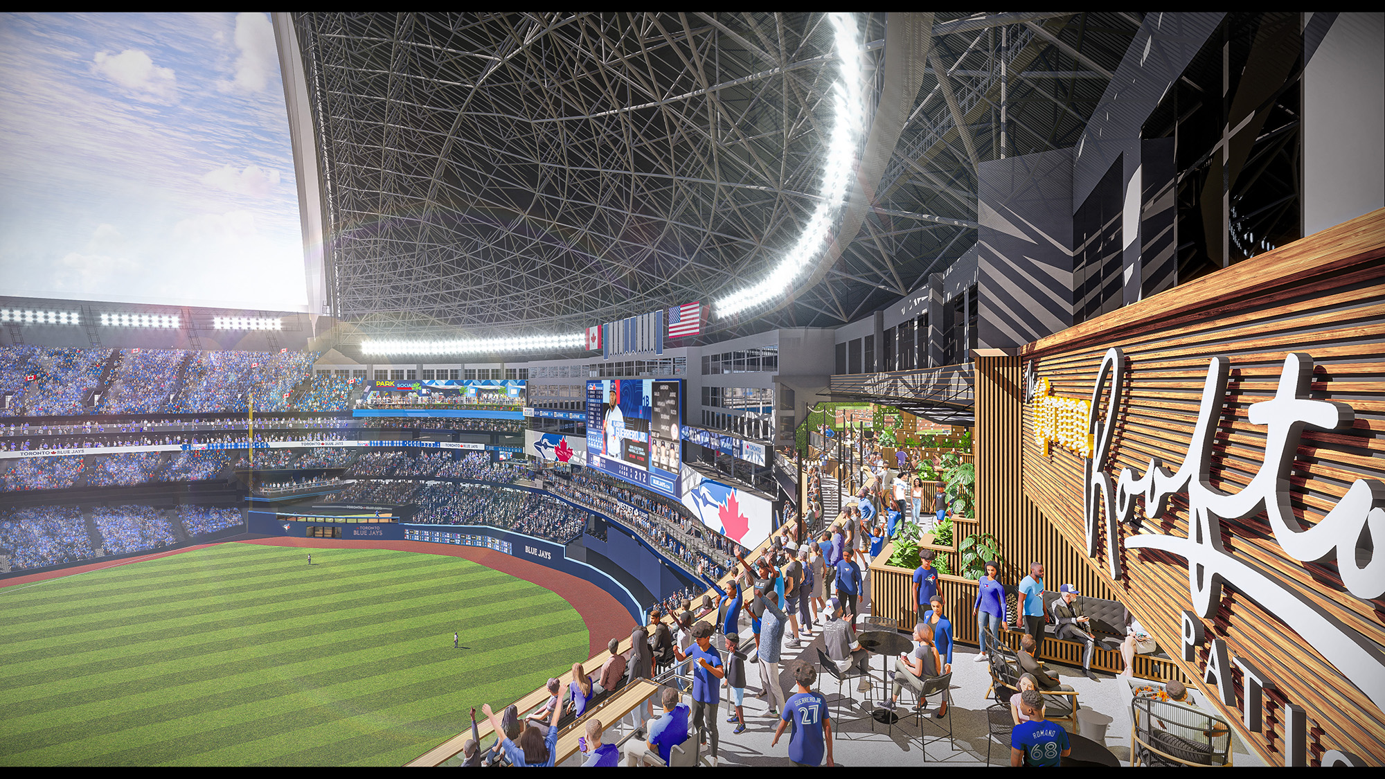 Toronto Blue Jays MLB Stadium Map Ballpark Map Baseball 