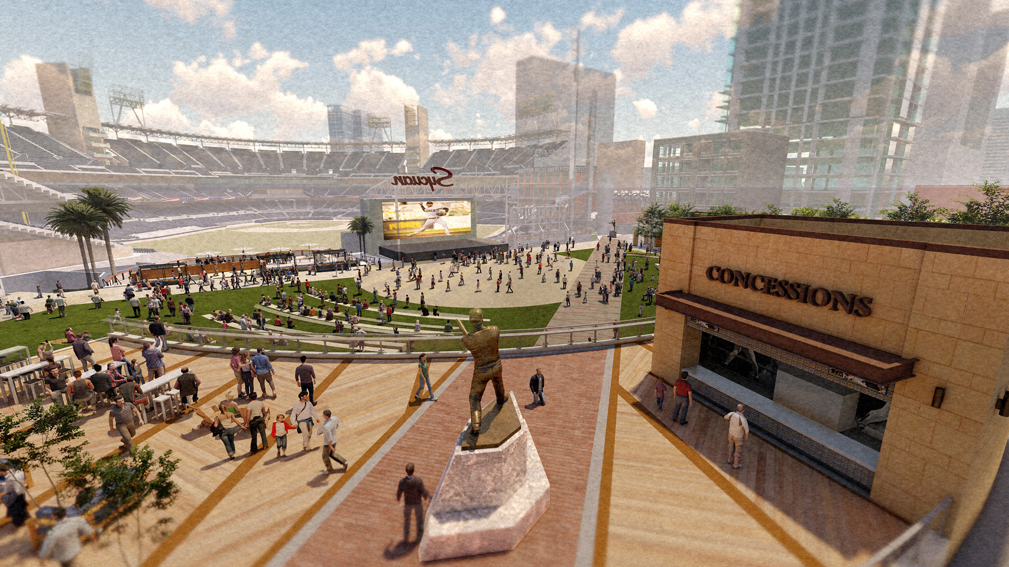 Padres prepping Gallagher Square renovations for 2024 Ballpark Digest